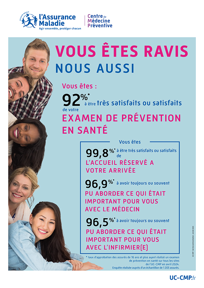 Affiche 2024 de la satisfaction des assurés